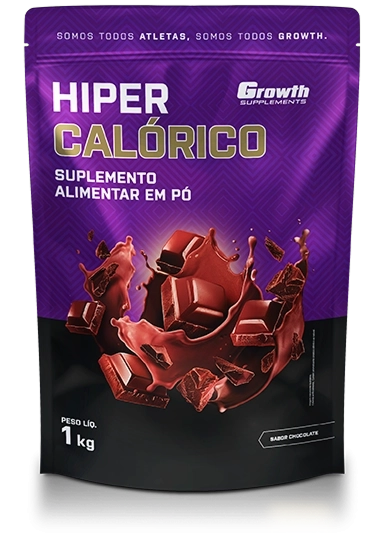 Hipercalórico Growth Supplements 1Kg - Sabor Chocolate